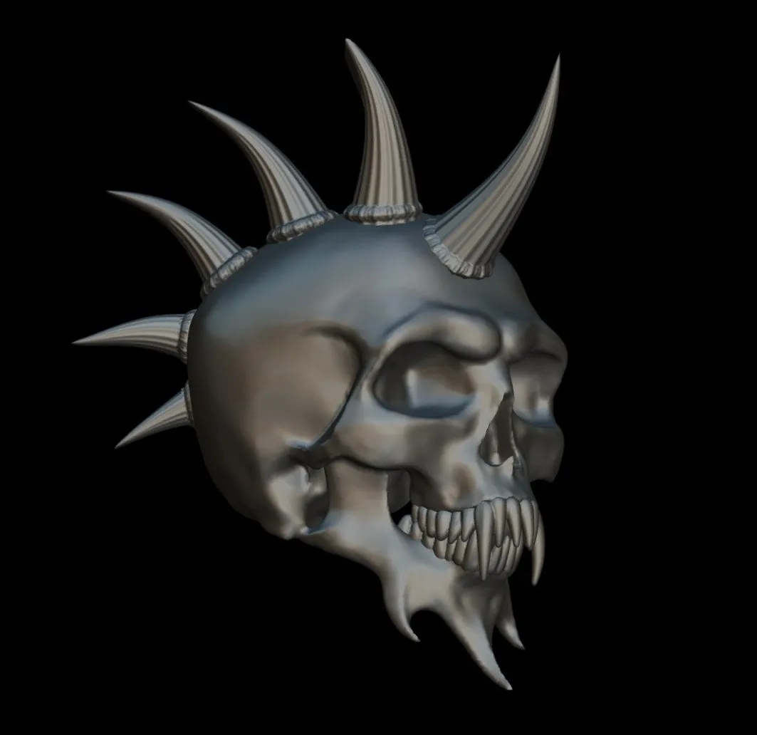 PBR Game 3D Models – Pendant Skull