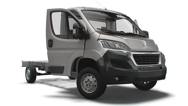 PBR Game 3D Models – Peugeot Boxer Chassis HQInterior SCab 3800WB 2023