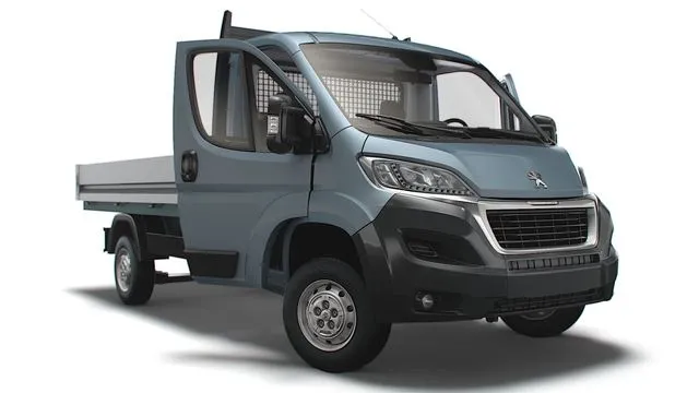 PBR Game 3D Models – Peugeot Boxer SingleCab Tipper HQInterior 2023