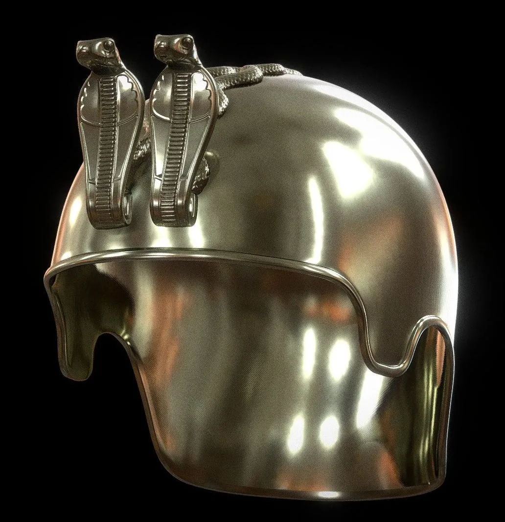 PBR Game 3D Models – Pharaohs Guardian Helmet