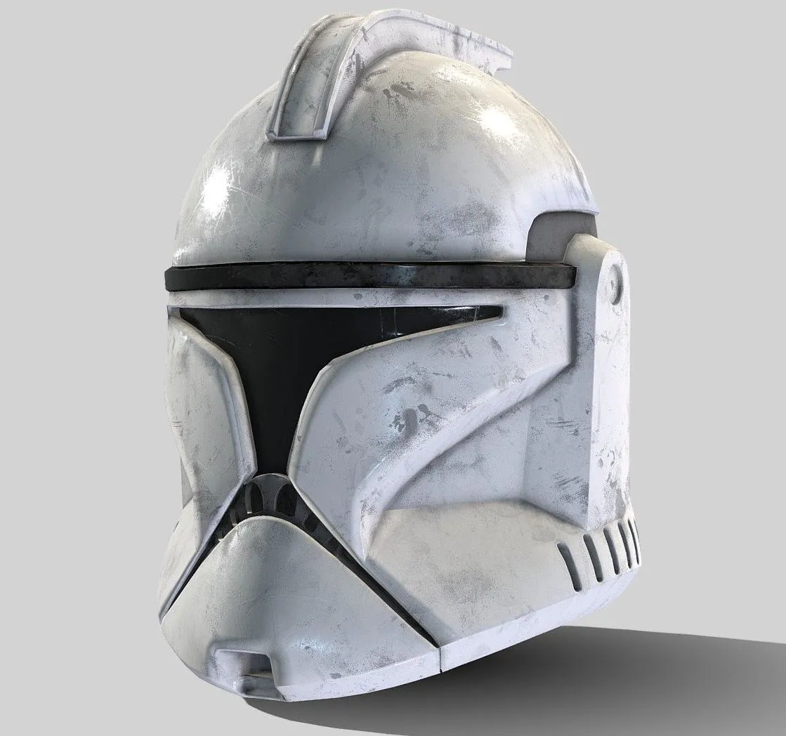 PBR Game 3D Models – Phase 1 Clone Trooper Helmet