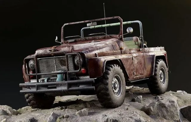 PBR Game 3D Models – Pickup Safari