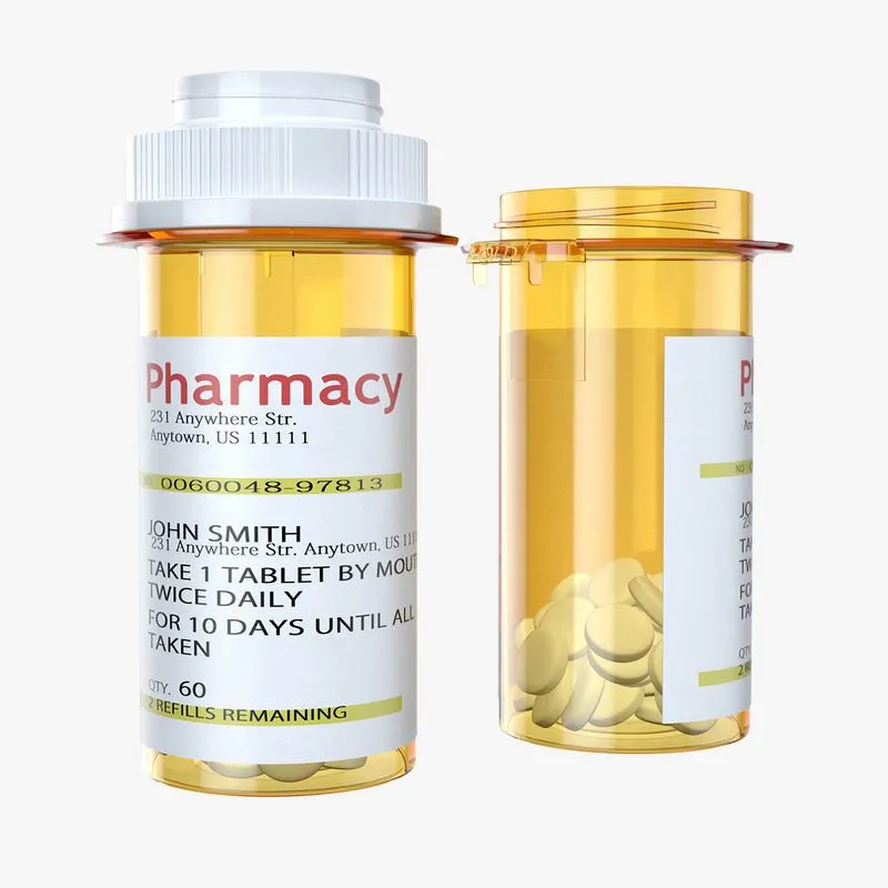 PBR Game 3D Models – Pill Bottle