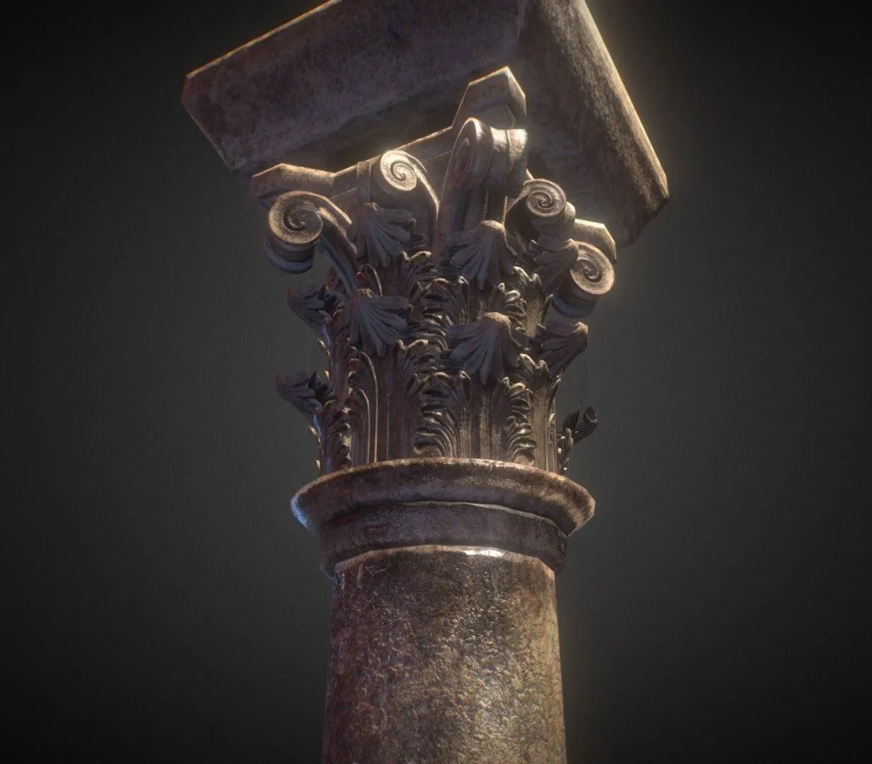 PBR Game 3D Models – Pillar