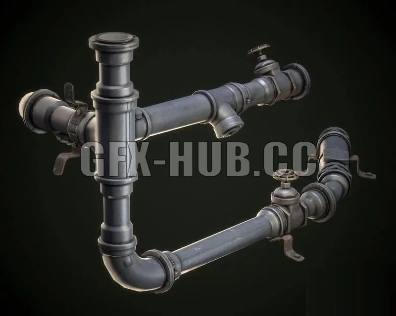 PBR Game 3D Models – PIPES