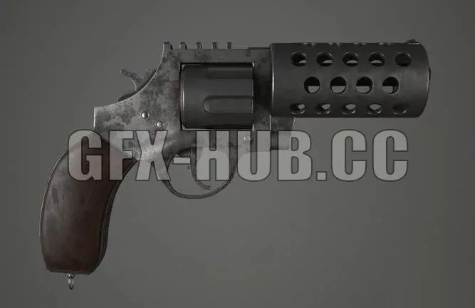 PBR Game 3D Models – Pistol