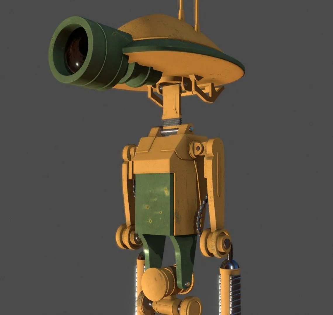 PBR Game 3D Models – Pitdroid Star Wars The Mandalorian