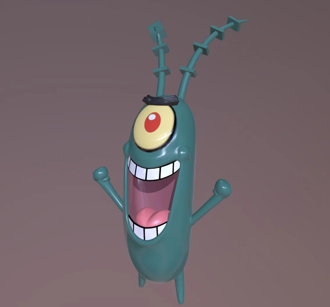 PBR Game 3D Models – Plankton