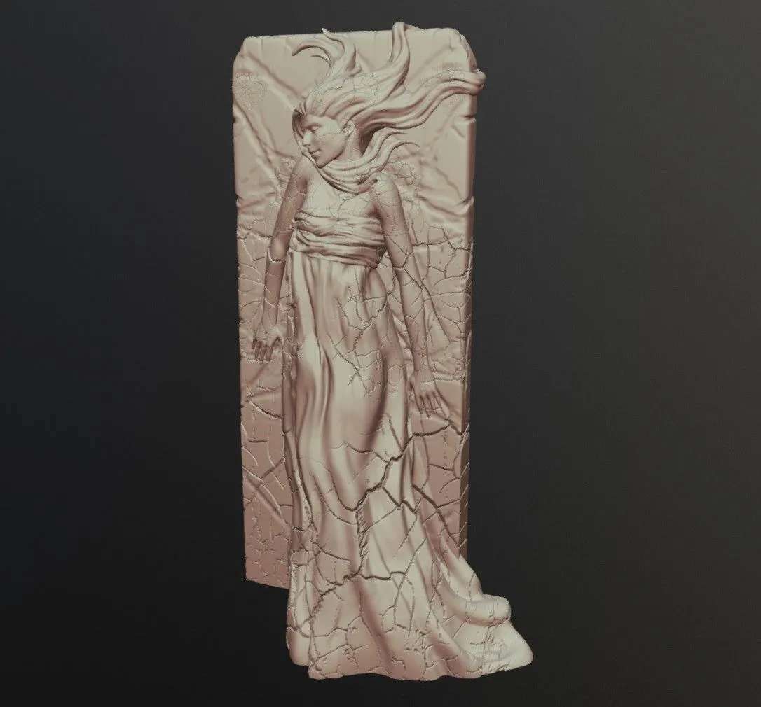 PBR Game 3D Models – Plastered Sculpture