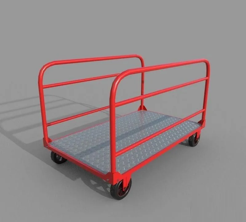 PBR Game 3D Models – Platform Trolley B