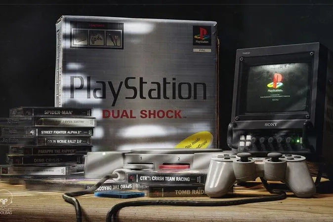 PBR Game 3D Models – PlayStation Diorama