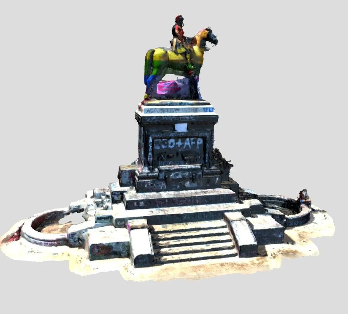 PBR Game 3D Models – Plaza Dignidad Enero27