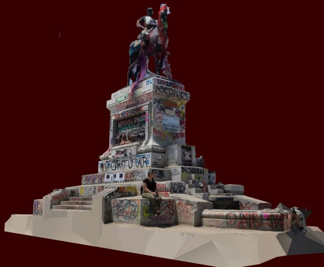 PBR Game 3D Models – Plaza Dignidad Ex Plaza Italia