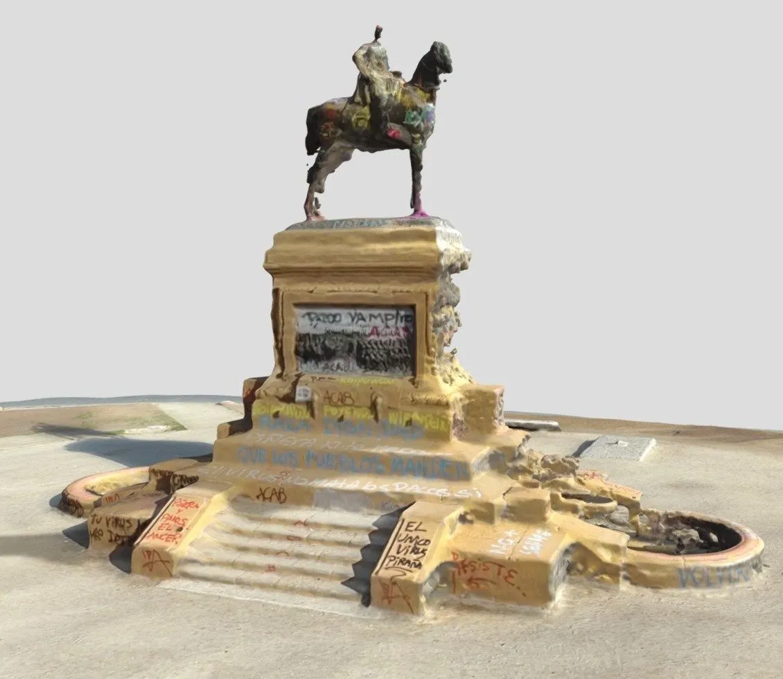 PBR Game 3D Models – Plaza Dignidad Marzo 22 Coronavirus