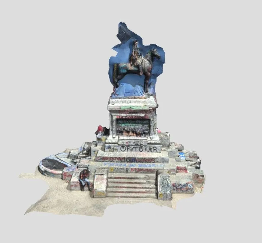 PBR Game 3D Models – Plaza Dignidad Noviembre 5