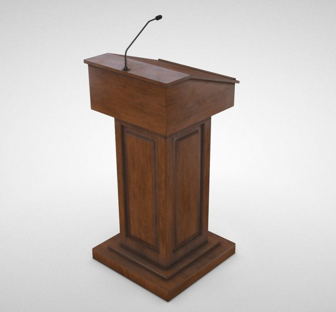 PBR Game 3D Models – Podium