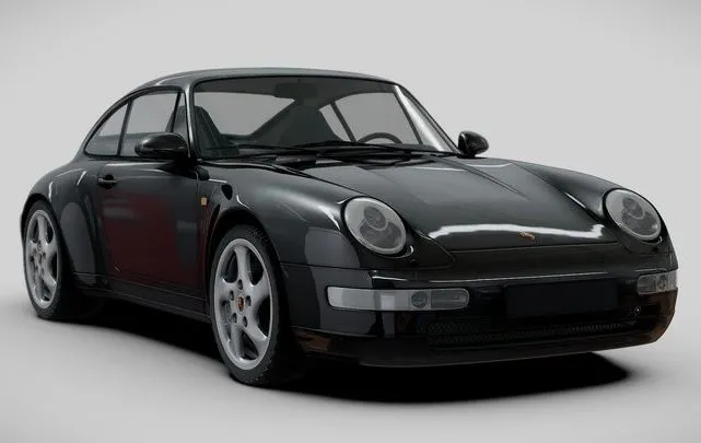 PBR Game 3D Models – Porsche 911 993 Carrera 1994