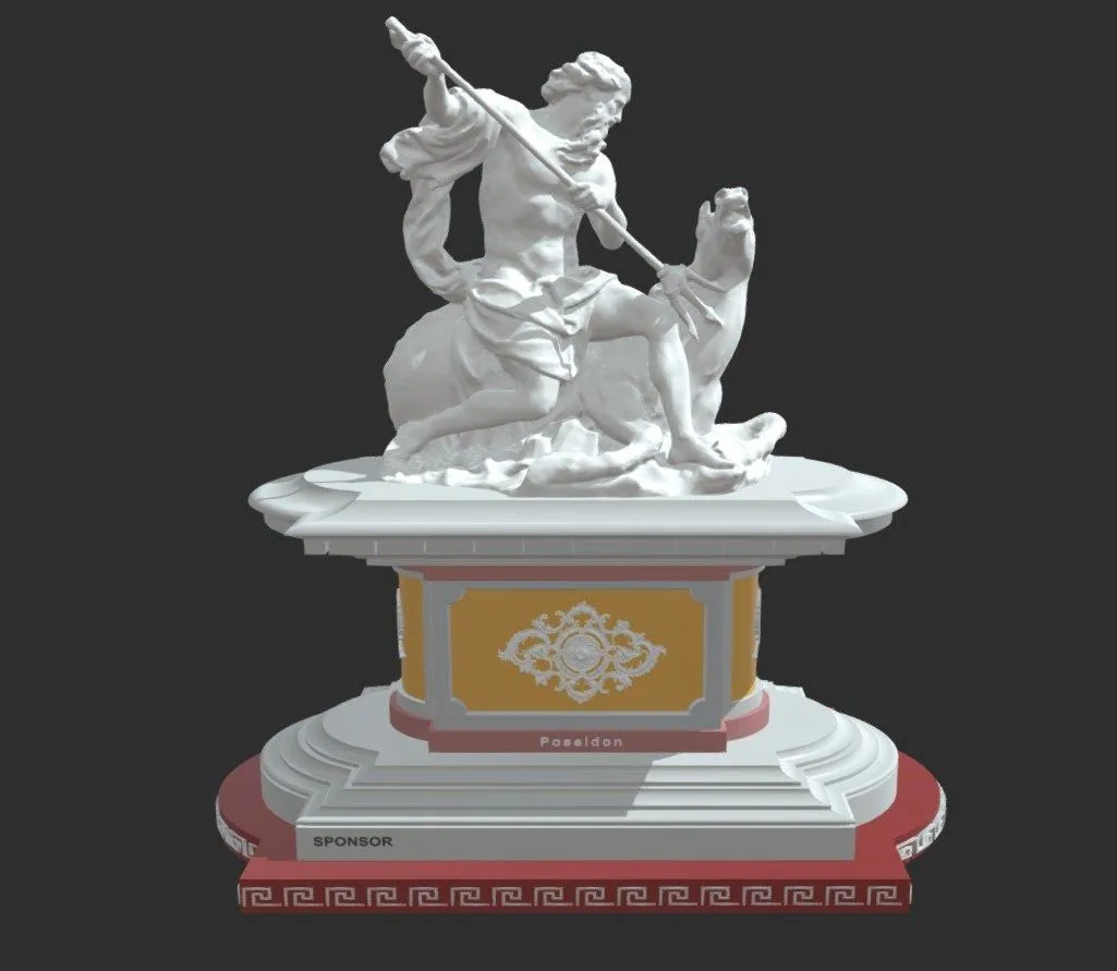 PBR Game 3D Models – Poseidon