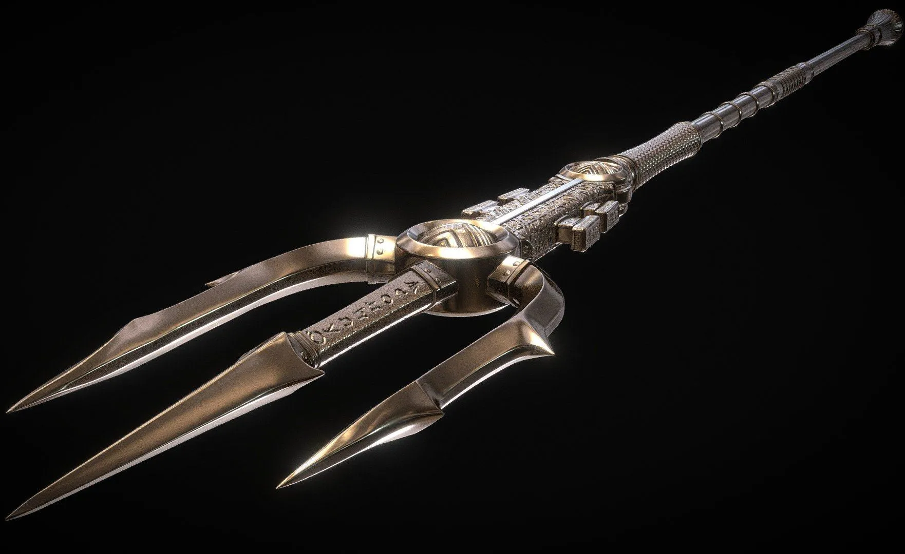 PBR Game 3D Models – Poseidons Trident