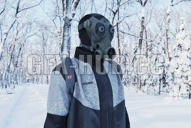 PBR Game 3D Models – Post-apocalyptic survivor character