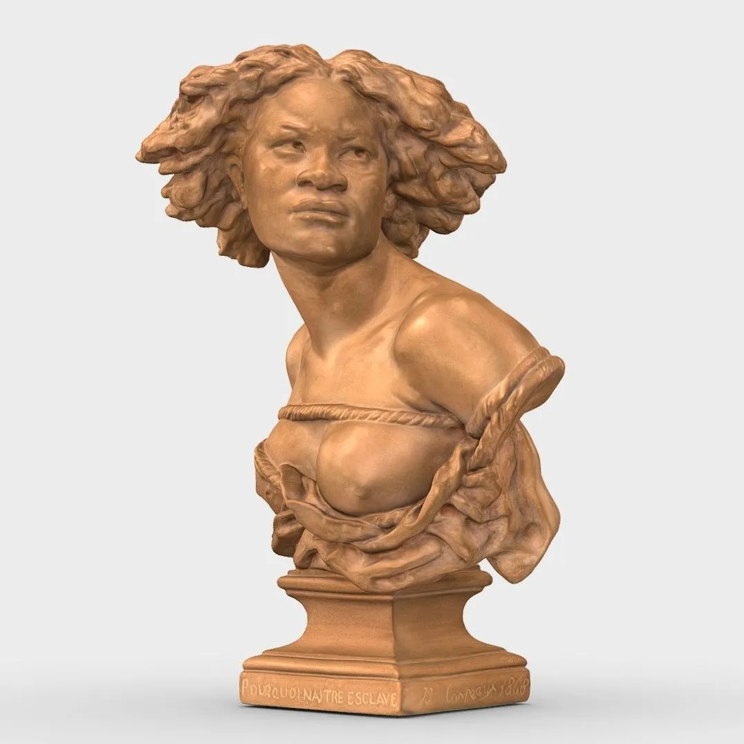 PBR Game 3D Models – Pourquoi Naitre Esclave Carpeaux