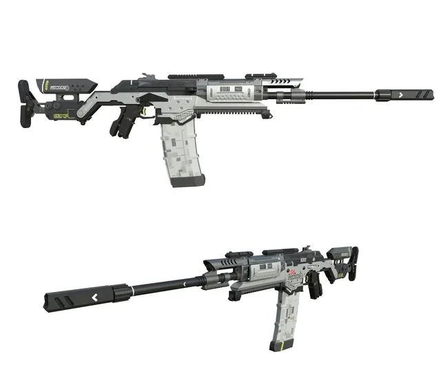 PBR Game 3D Models – Precision Rifle