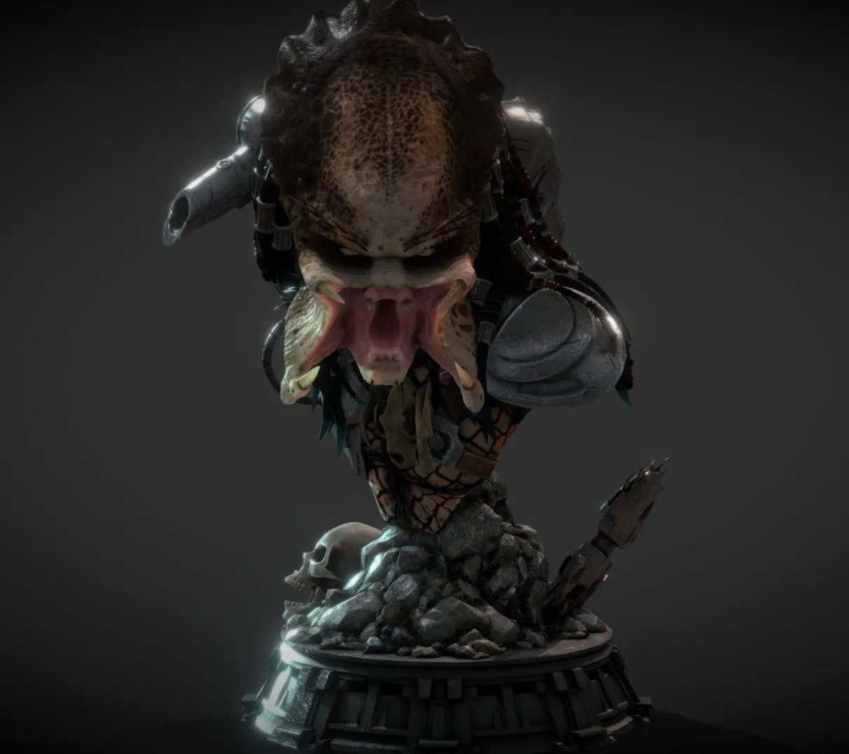 PBR Game 3D Models – Predator Bust  2021