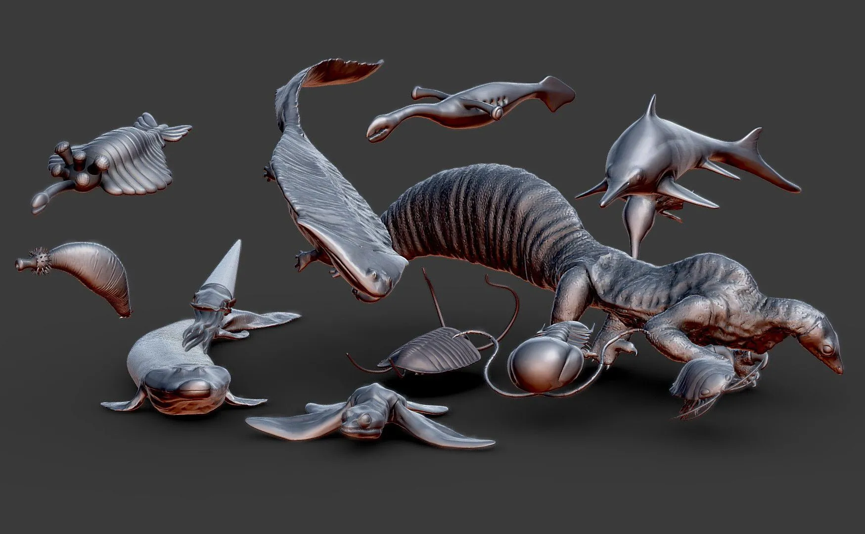 PBR Game 3D Models – Prehistoric Animals For 3D Printing