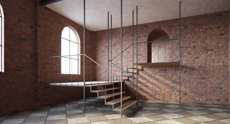 PBR Game 3D Models – Premises Brick Wall Interior