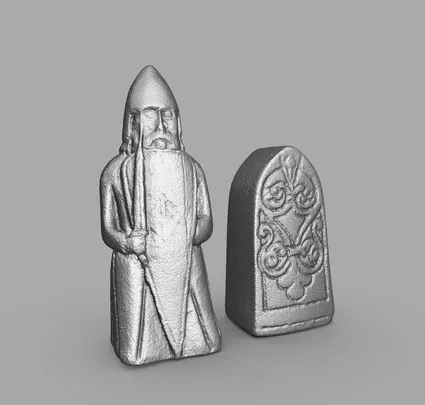 PBR Game 3D Models – Printable Lewis Chess Set   The Rook And Pawn