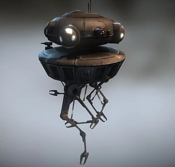 PBR Game 3D Models – Probe Droid