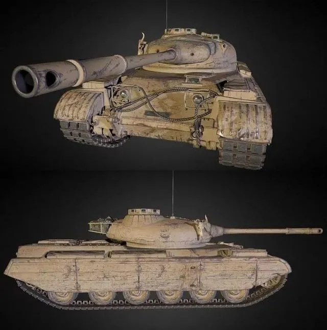 PBR Game 3D Models – Progetto M35 mod 46 TANK