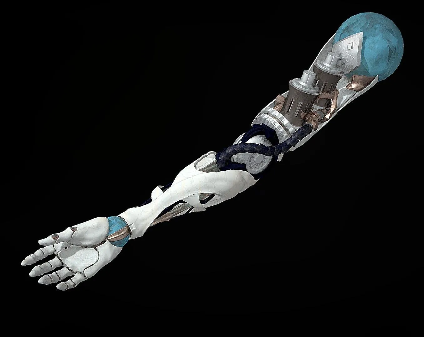 PBR Game 3D Models – Prostetic Robot Arm