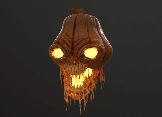 PBR Game 3D Models – Pumpkin 2 halloween