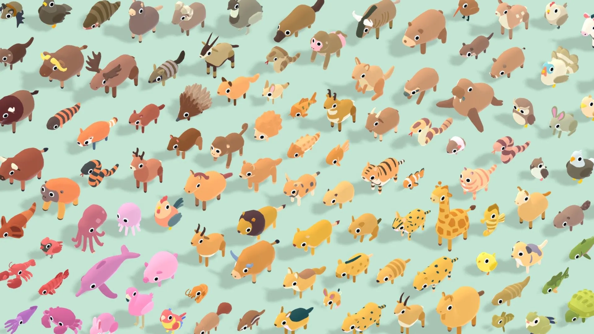 PBR Game 3D Models - Quirky Series Animals Ultimate Pack