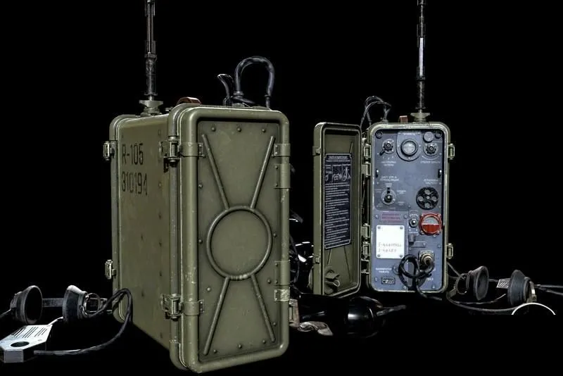 PBR Game 3D Models – R-105 Soviet Radio