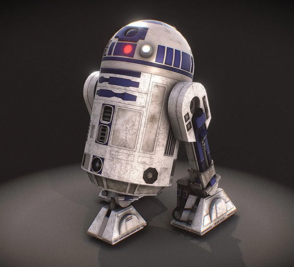 PBR Game 3D Models – R2 D2 Star Wars
