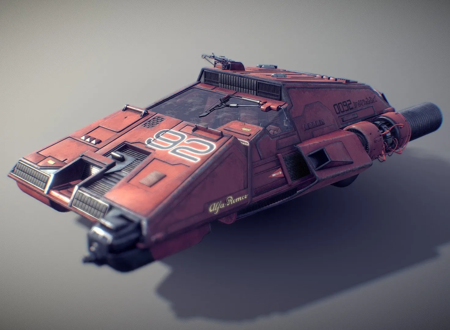 PBR Game 3D Models – Rachels Alfa Romeo Spinner Blade Runner