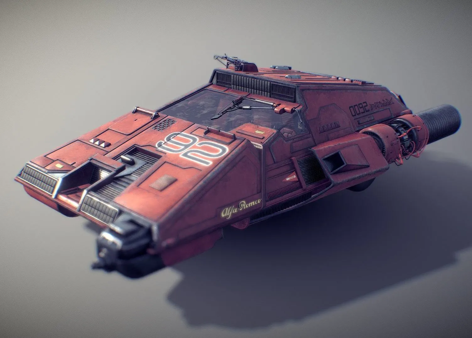 PBR Game 3D Models – Rachels Alfa Romeo Spinner Blade Runner