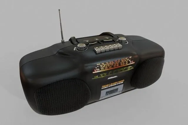 PBR Game 3D Models – Radio Multi Colored