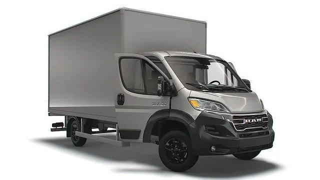 PBR Game 3D Models – RAM Promaster Box HQInterior 4300WB 2023