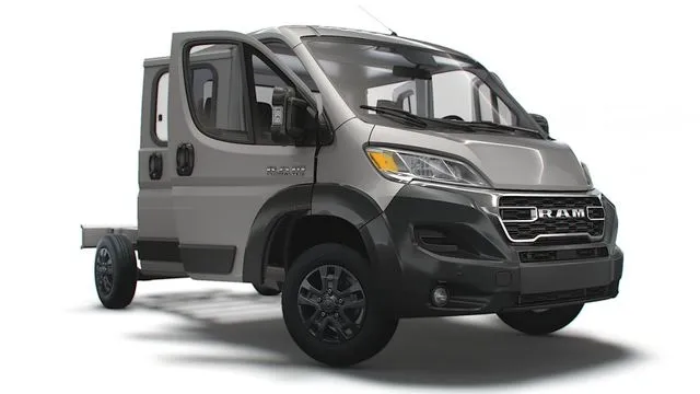 PBR Game 3D Models – RAM Promaster Chassis HQInterior SCab 3800WB 2023