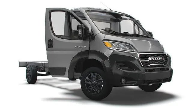 PBR Game 3D Models – RAM Promaster Chassis HQInterior SCab 4035WBXL 2023v