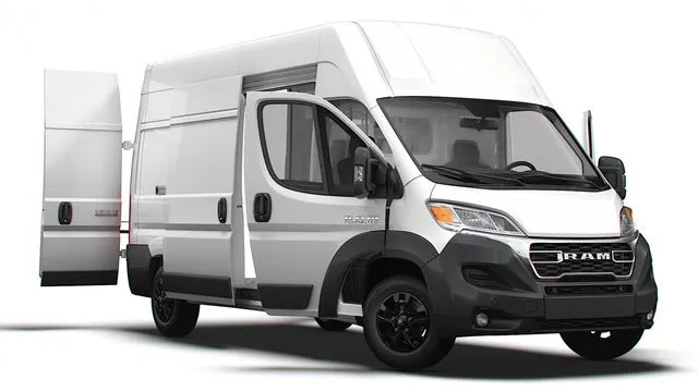 PBR Game 3D Models – RAM Promaster Van L3H3 HQ Interior 2023