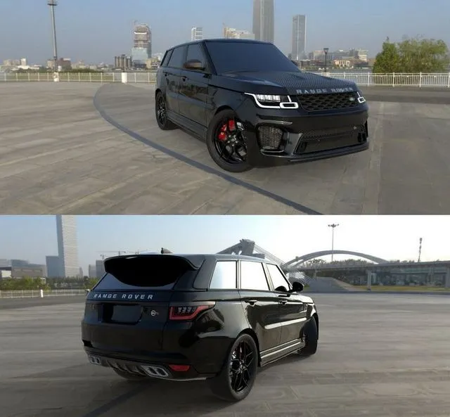 PBR Game 3D Models – Range Rover Sport 2018
