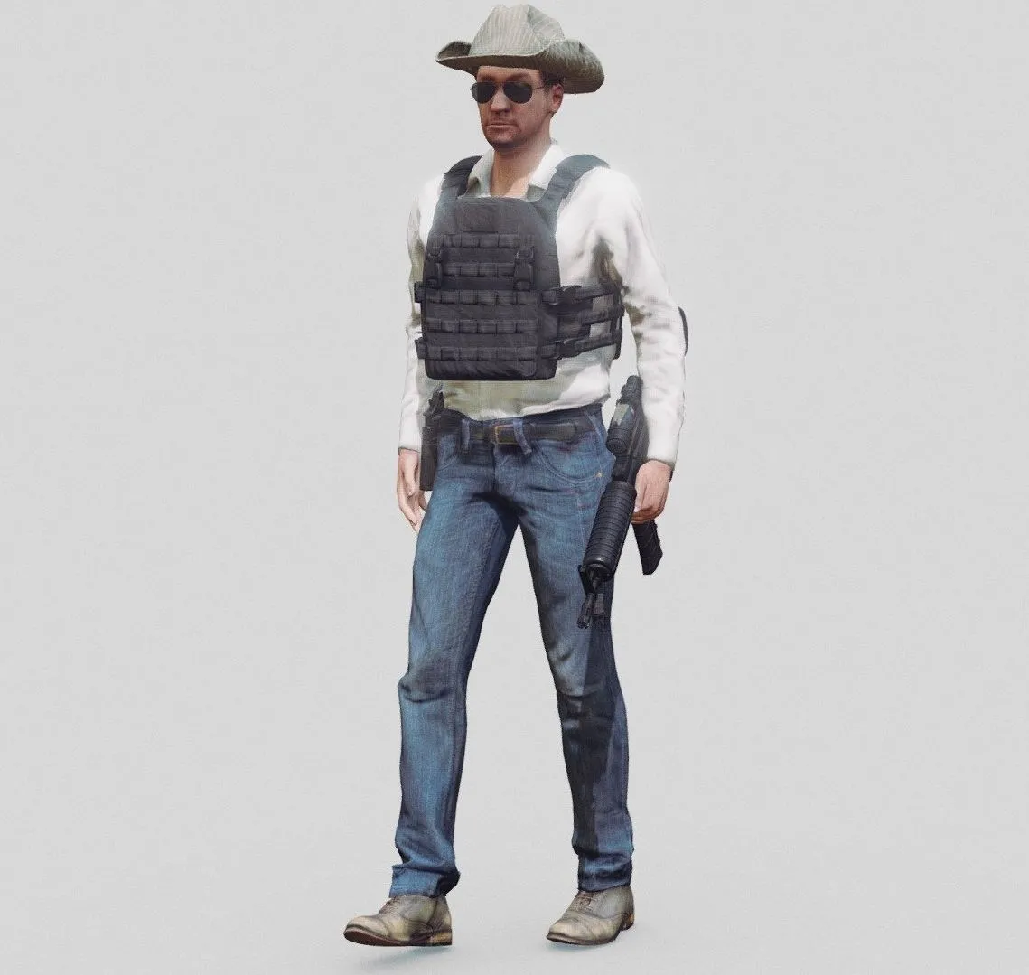 PBR Game 3D Models – Ranger