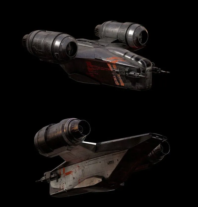 PBR Game 3D Models – Razor Crest