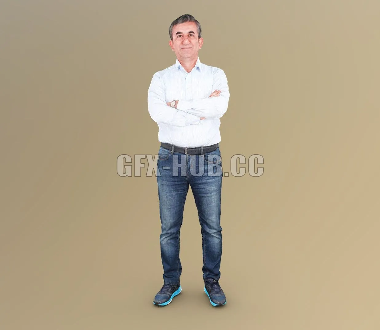 PBR Game 3D Models – Rd039 – Male Standing