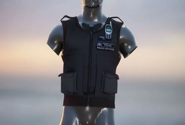 PBR Game 3D Models – Realistic Police Vest