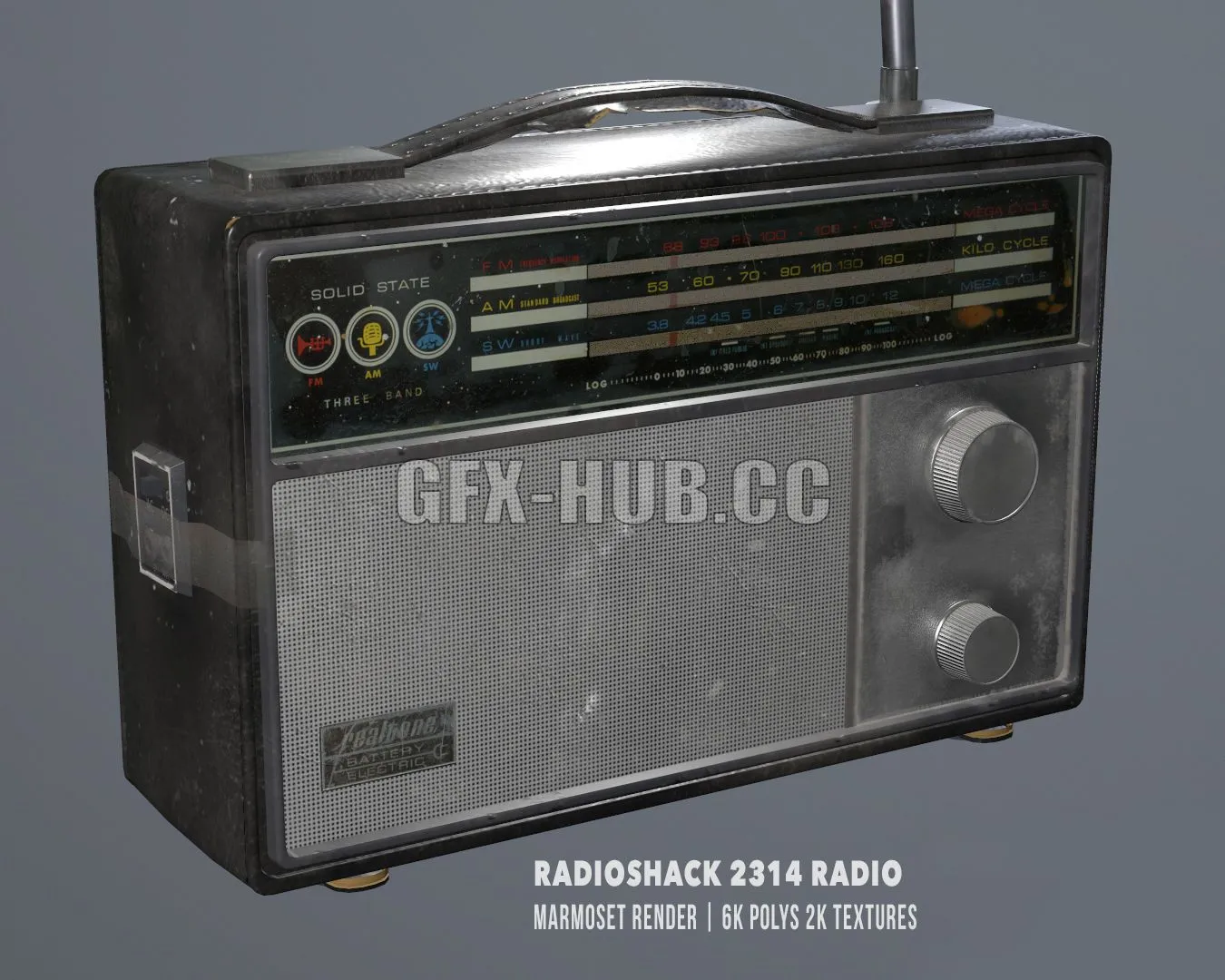 PBR Game 3D Models – Realtone Transistor